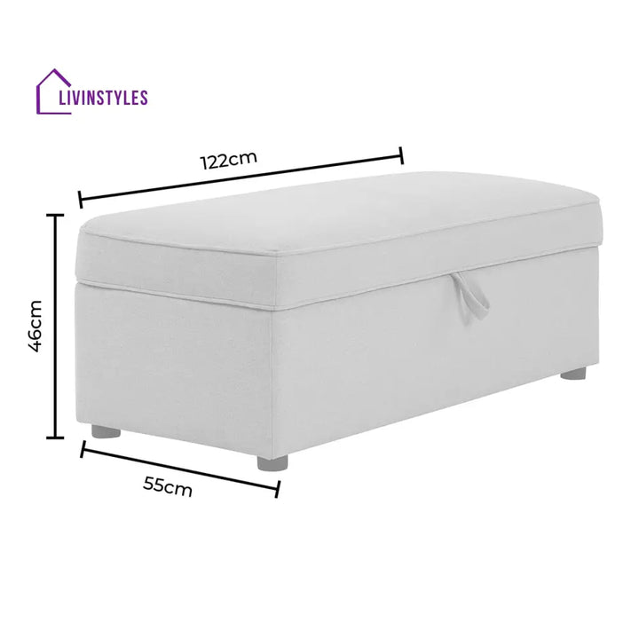 Lisandro Rectangle Ottoman Storage End of Bed Ottomans