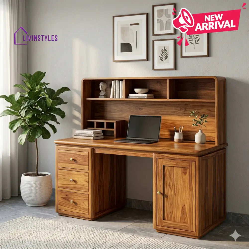LivIn Styles Ryan Solid Sheesham Wood Study Table for Home