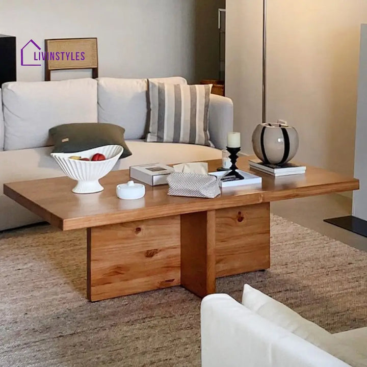 Liyana Solid Wood Coffee Table for Living Room