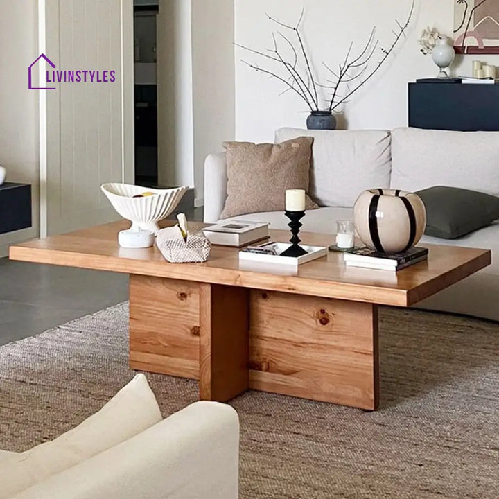 Liyana Solid Wood Coffee Table for Living Room
