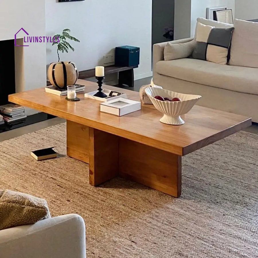 Liyana Solid Wood Coffee Table for Living Room