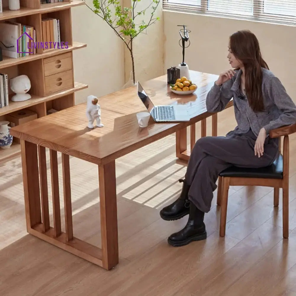 Liza Solid Wood Study Table for Students