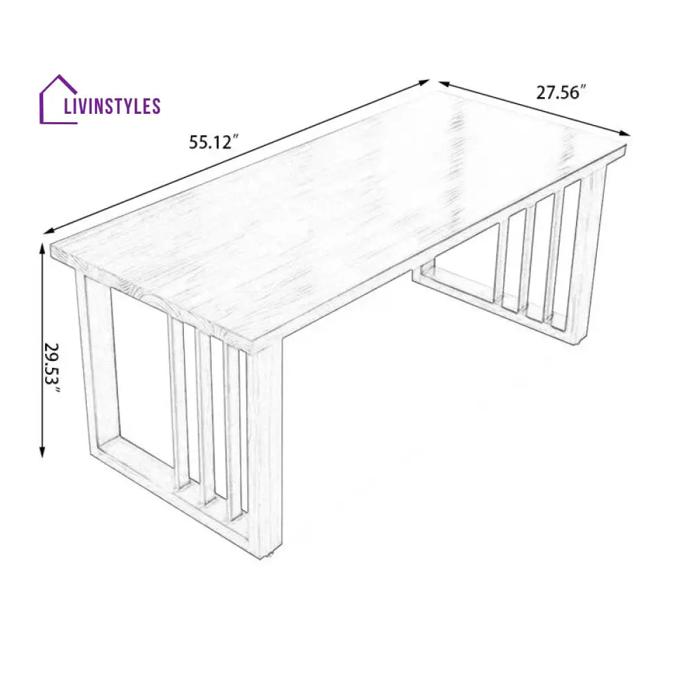 Liza Solid Wood Study Table for Students