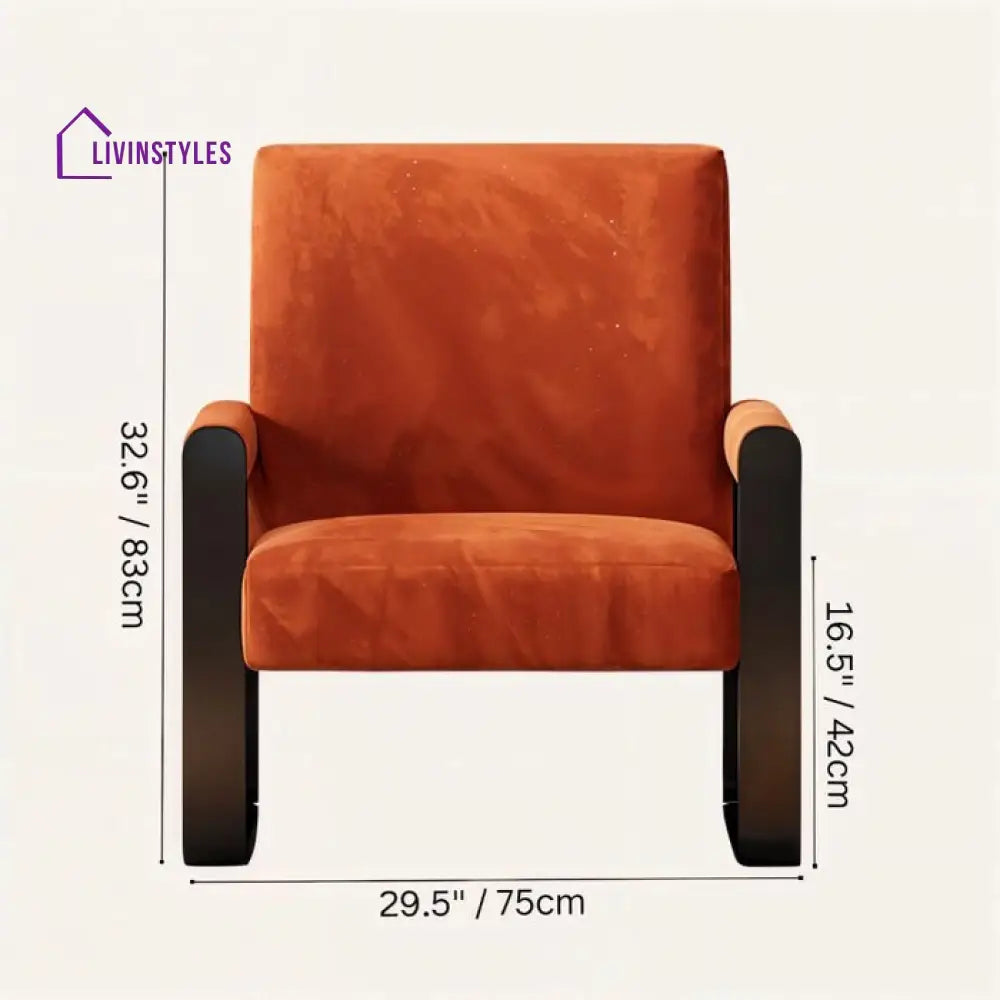 Lohita Metal Living Room Chair