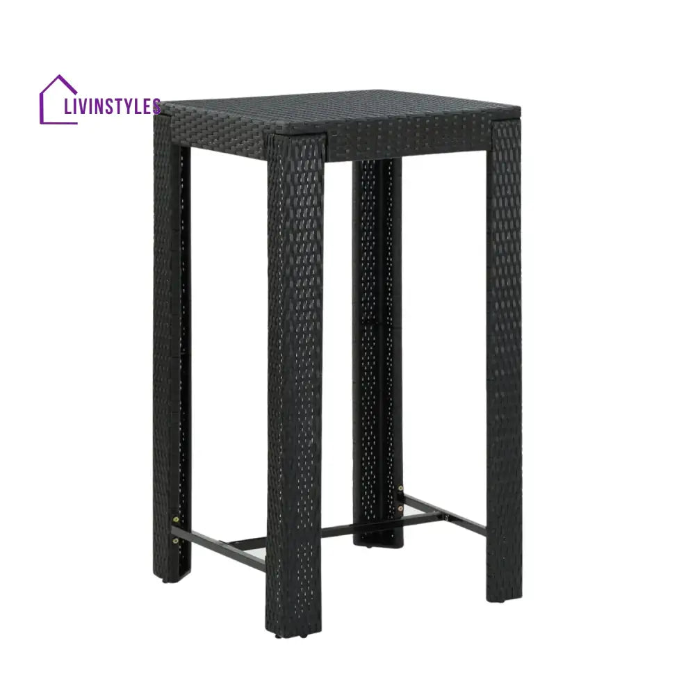 Lola Outdoor Rattan Wicker High Top Bar Table - Bar Table