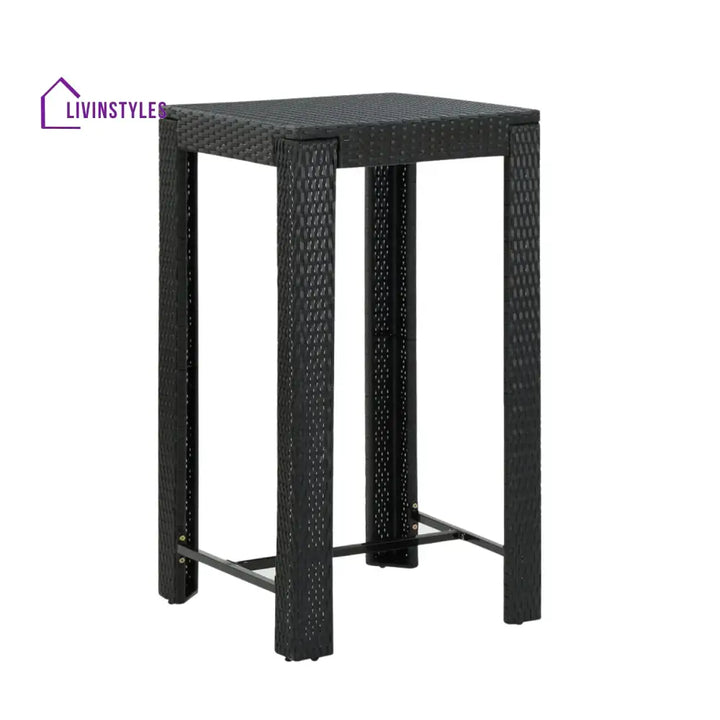 Lola Outdoor Rattan Wicker High Top Bar Table - Bar Table
