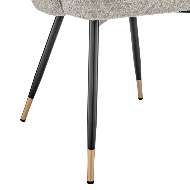 Diego Set of 2 Dining Chairs - Bouclé - Taupe