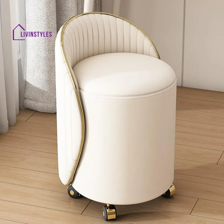 Lolly Metal Puf With Support and Storage