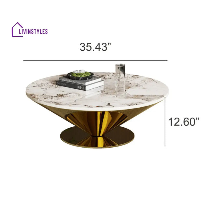 Lopa Stainless Steel Coffee Table For Living Room