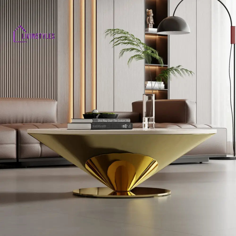 Lopa Stainless Steel Coffee Table For Living Room