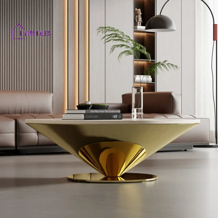 Lopa Stainless Steel Coffee Table For Living Room