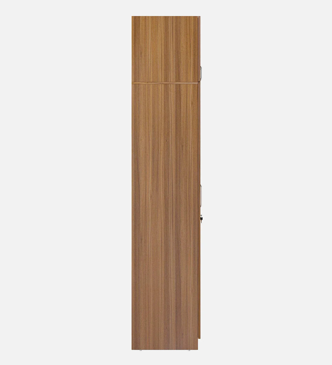 Omkarwood Lotus 2-Door Wardrobe with Loft & Drawer – Exotic Teak Finish