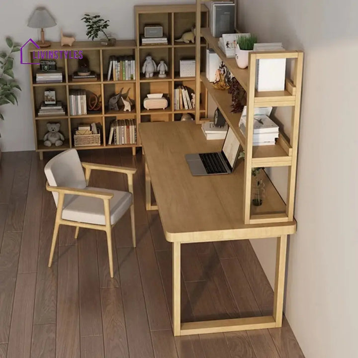 Lubov Solid Wood Study Table for Students