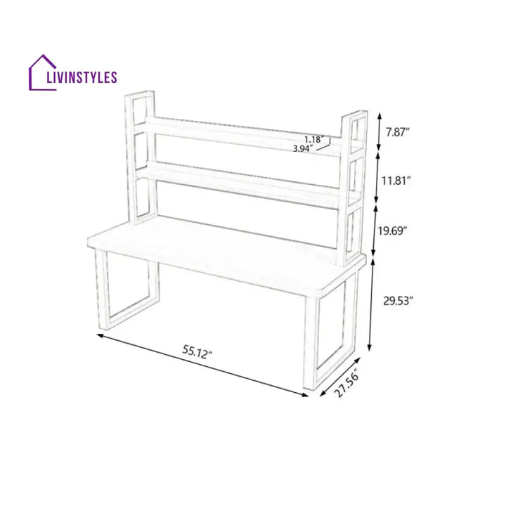 Lubov Solid Wood Study Table for Students