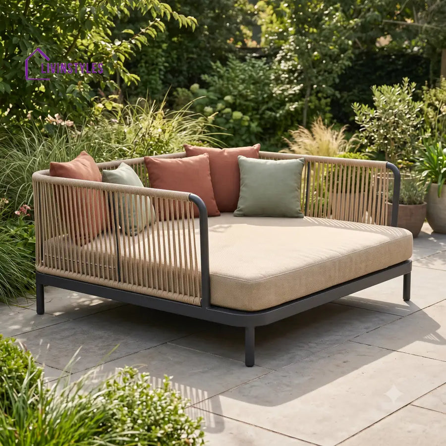 Lucien Outdoor Day Bed | Garden Day Bed | Outdoor Day Beds for Villa