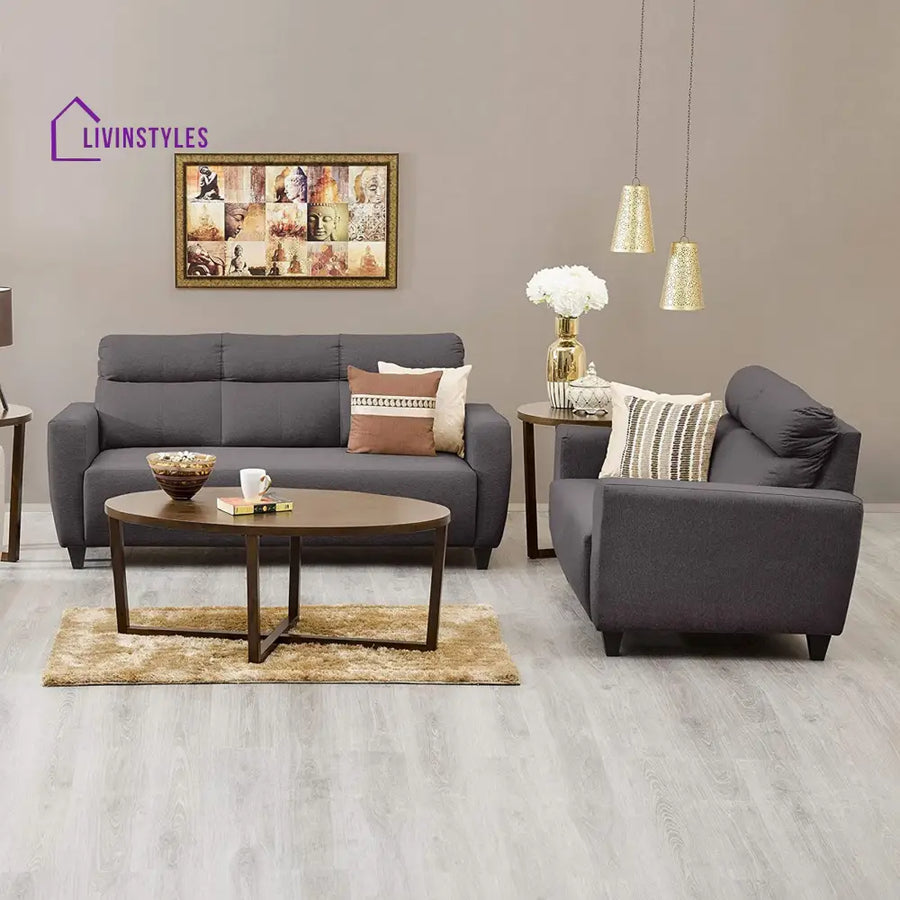Ludmila 3 Seater Sofa for Living Room Grey