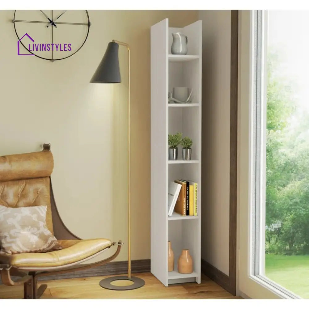 Ludmila Engineered Wood Bookshelves | Bookshelf for Living Room | Bedroom | Drawing Room | Study Room
