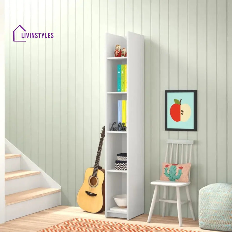 Ludmila Engineered Wood Bookshelves | Bookshelf for Living Room | Bedroom | Drawing Room | Study Room