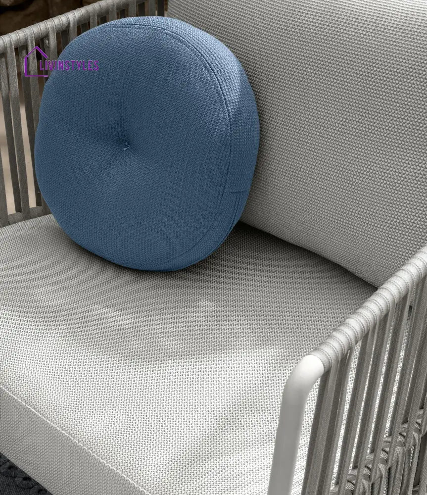 Luies Outdoor Garden Balcony Sofa Set 2 Seater,2 Single seater and 2 Center Table With 1 Side Table Set Braid & Rope
