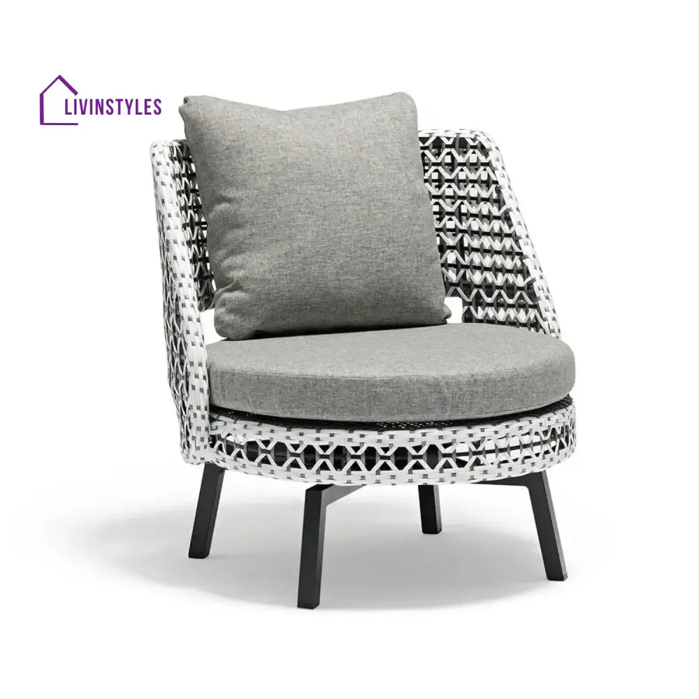 Lujayn Outdoor Double Tone Rattan Wicker Sofa Set - Sofa Set