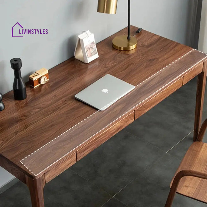 Luka Solid Wood Study Table for Students