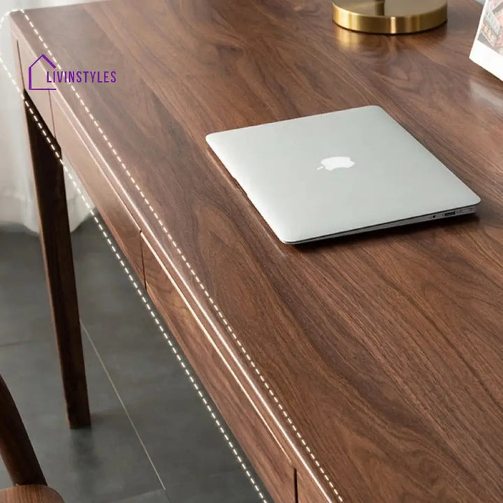 Luka Solid Wood Study Table for Students
