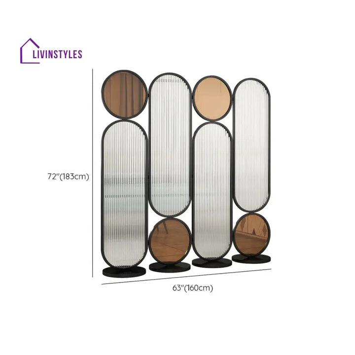 Lumi Metal Partition for Living Room