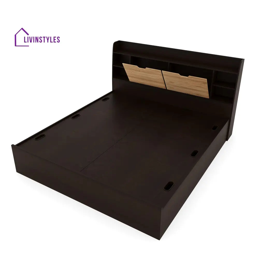 Dmitri King Bed With Storage (Wenge) Home Furniture