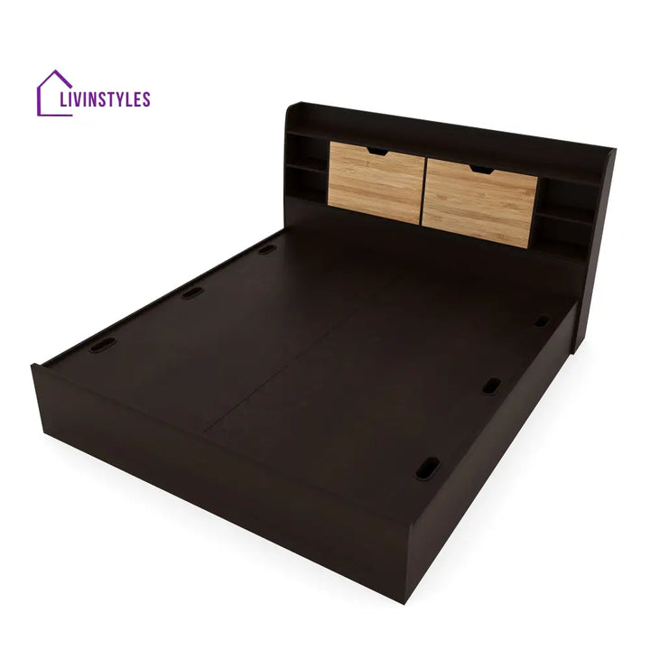 Dmitri King Bed With Storage (Wenge) Home Furniture