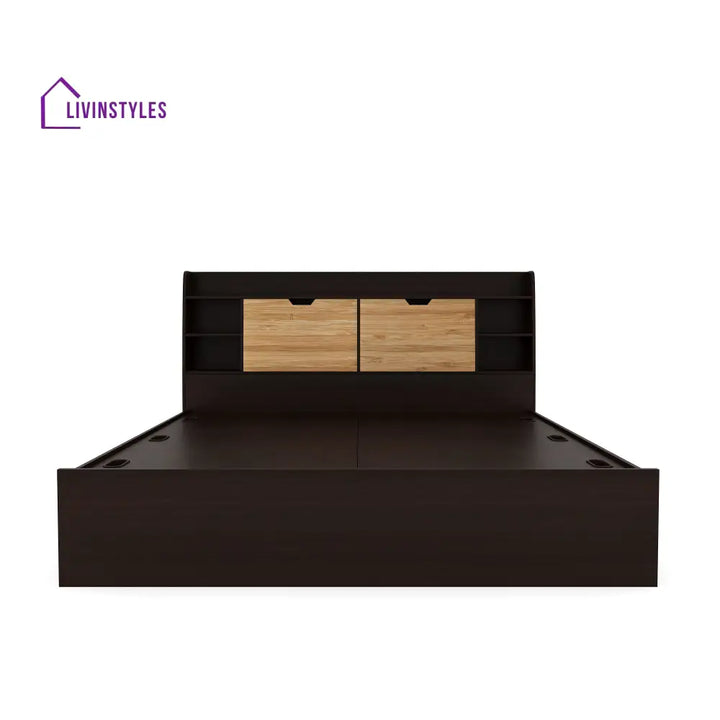 Dmitri King Bed With Storage (Wenge) Home Furniture
