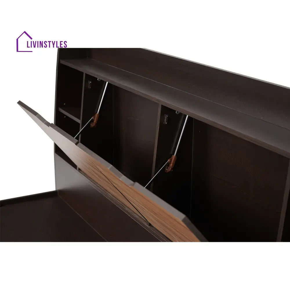 Dmitri King Bed With Storage (Wenge) Home Furniture