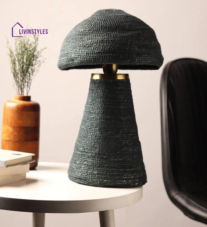 Luna Meadowgrass Lamp Blue