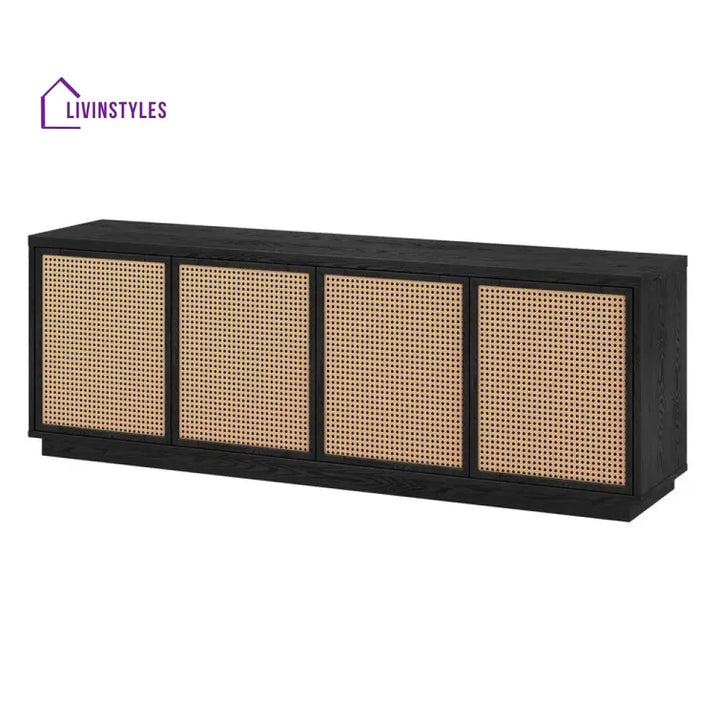 Luna Wooden Finish Tv Unit Stand for Living Room