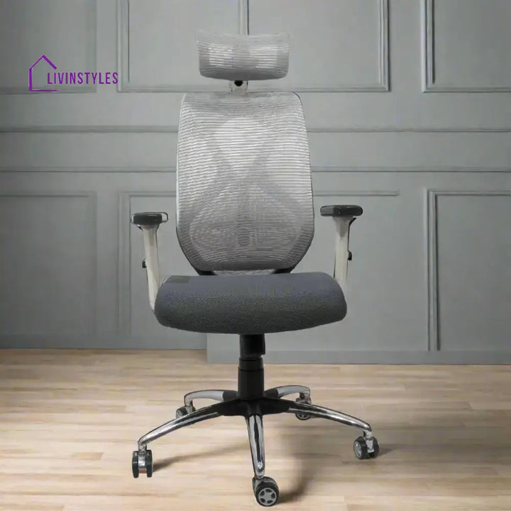 Lunar Fusion Mesh Headrest Executive Office Chair & Home Office Chair