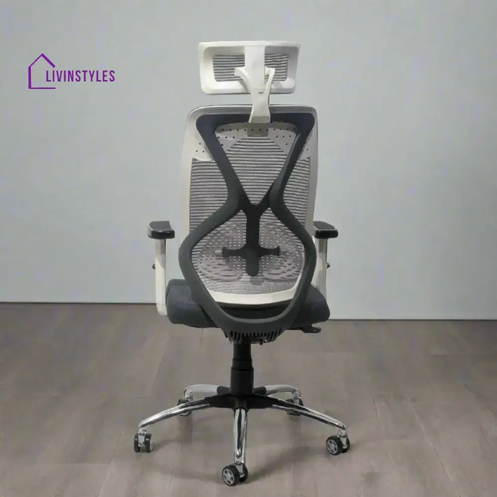 Lunar Fusion Mesh Headrest Executive Office Chair & Home Office Chair