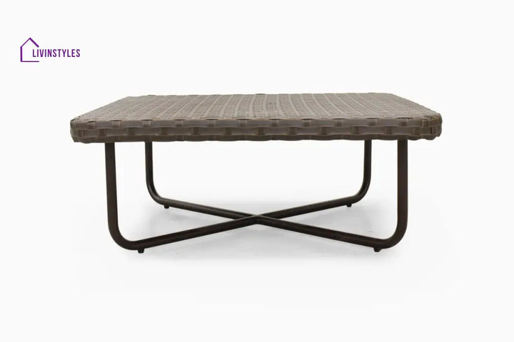 Lydie Outdoor Sofa Set 2 Seater 2 Single seater and 1 Center Table (Dark Brown) - Sofa Sets