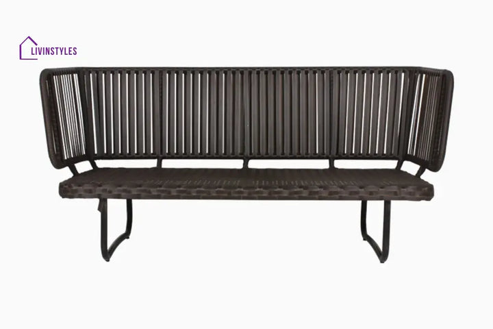 Lydie Outdoor Sofa Set 2 Seater 2 Single seater and 1 Center Table (Dark Brown) - Sofa Sets