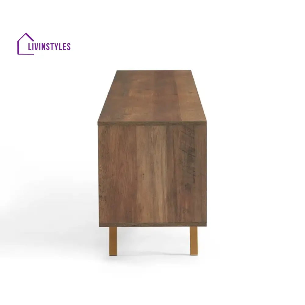 Lyla Wooden Finish Tv Unit Stand for Living Room