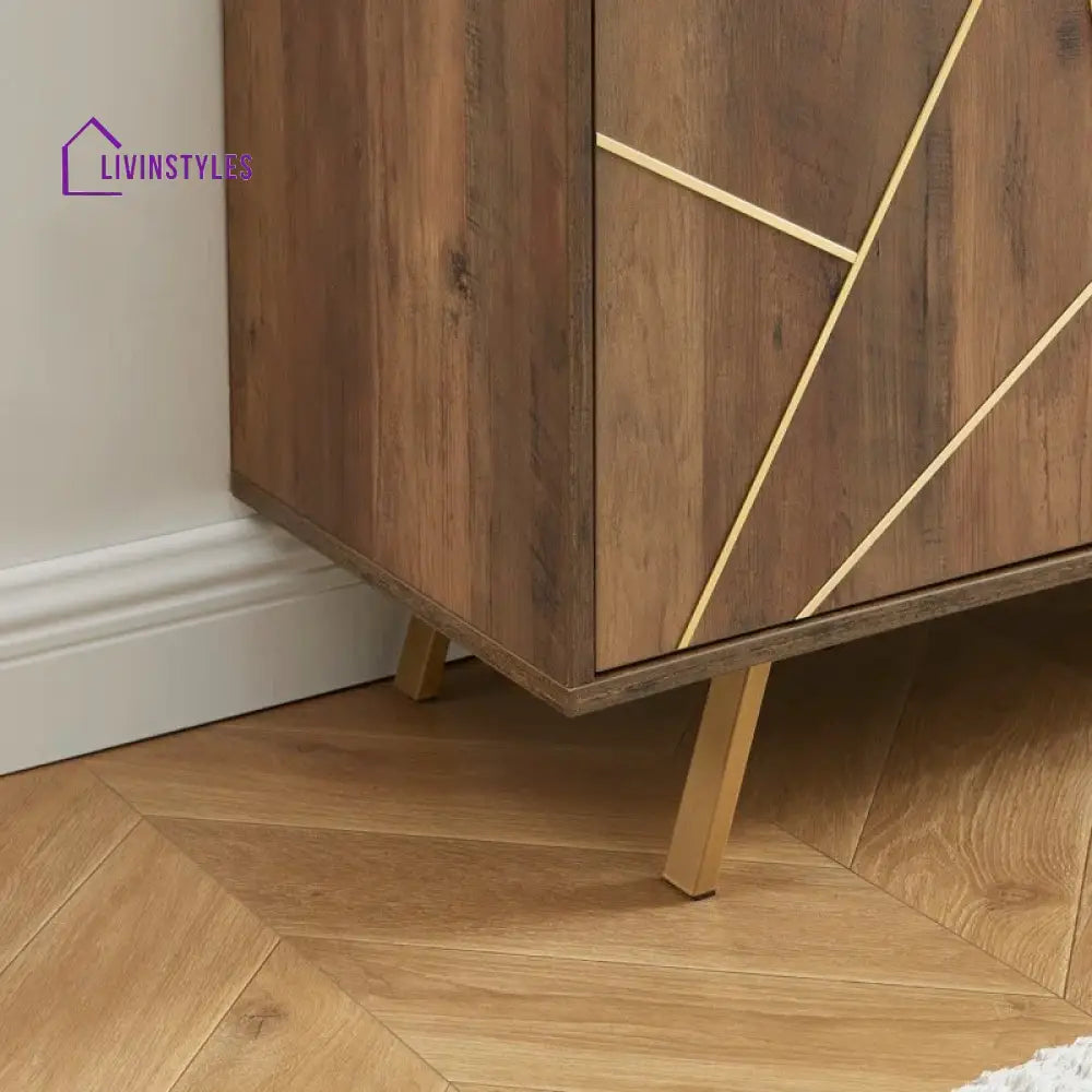 Lyla Wooden Finish Tv Unit Stand for Living Room