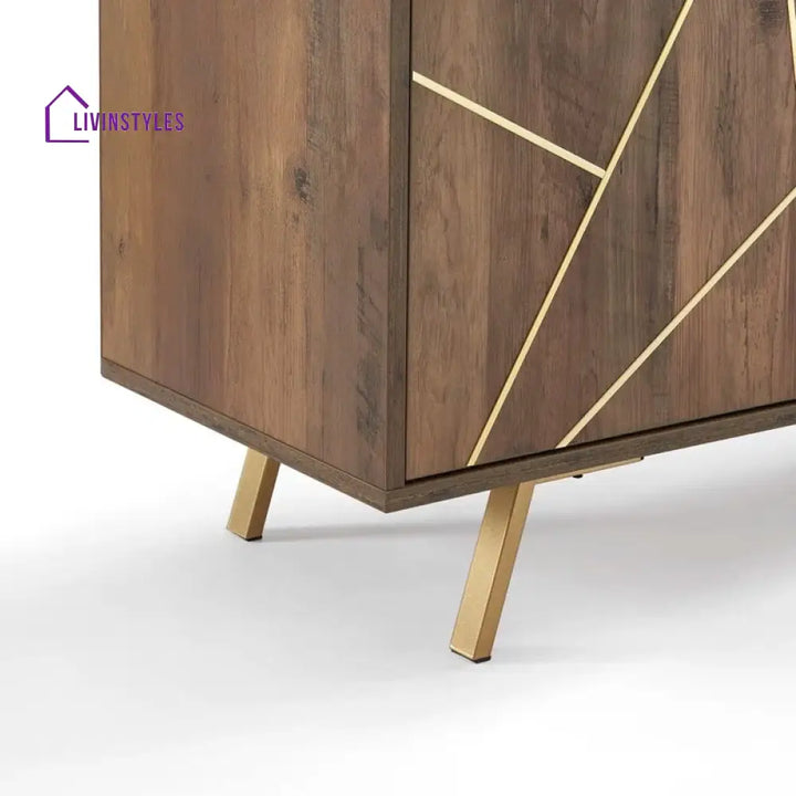 Lyla Wooden Finish Tv Unit Stand for Living Room