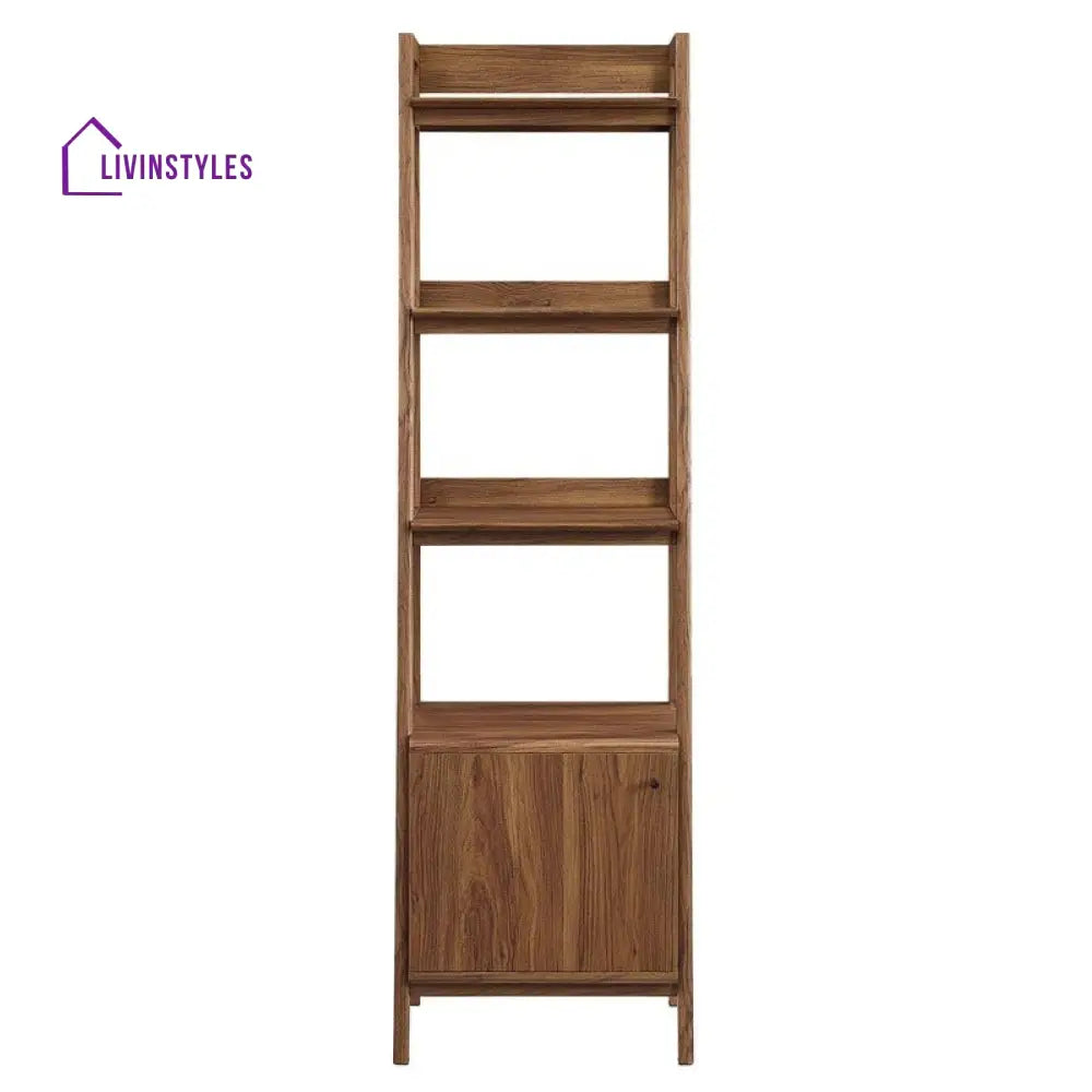 Lyubov Solid Wood Bookshelves | Bookshelf for Living Room | Bedroom | Drawing Room | Study Room