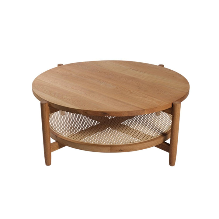 Aditi Solid Wood Rounded Coffee Table