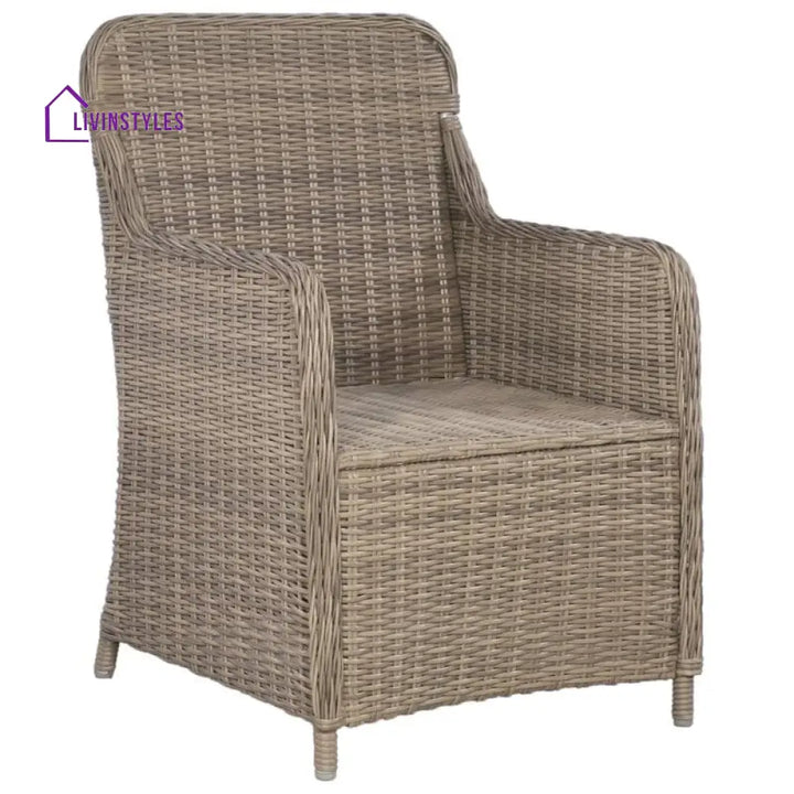 Maddy Outdoor Patio Seating Set 2 Chairs and 1 Table Set (Arabica) - Coffee Table Sets