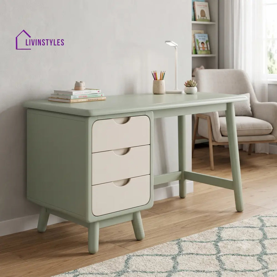Madhavi Mango Wood Kids Study Table | Study Table for Kids