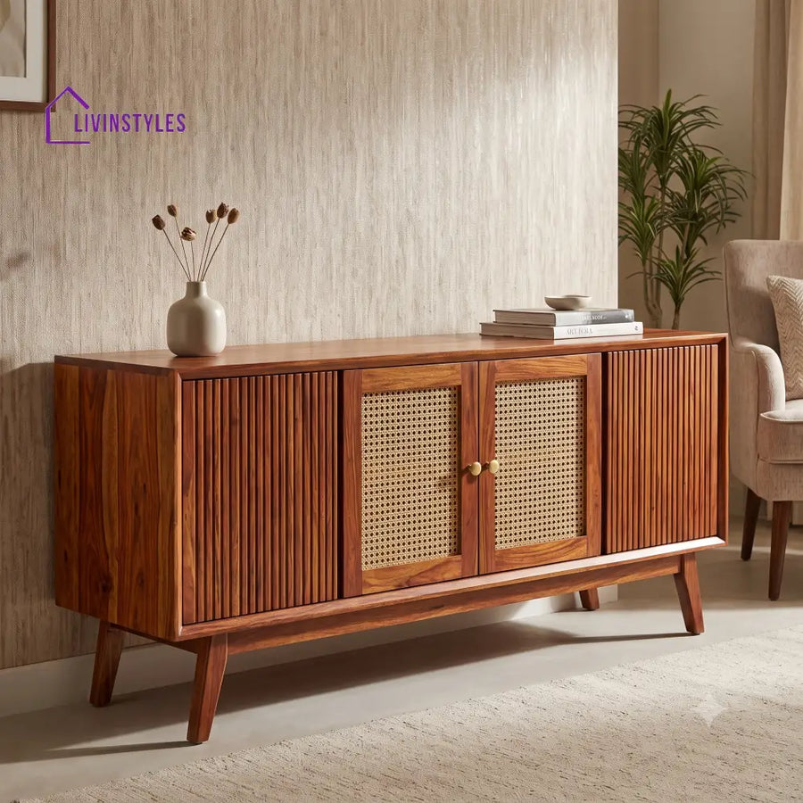 Madhavi Sheesham Wood Tv Unit for Living Room | Tv Cabinet | Tv Console