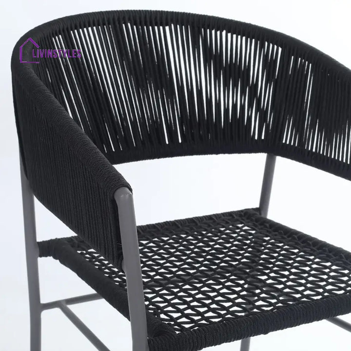 Magdalena 3-Piece Grey Rope Outdoor Patio Set - Patio Set