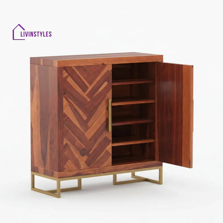Magdalena Sheesham Wood Shoe Rack for Door