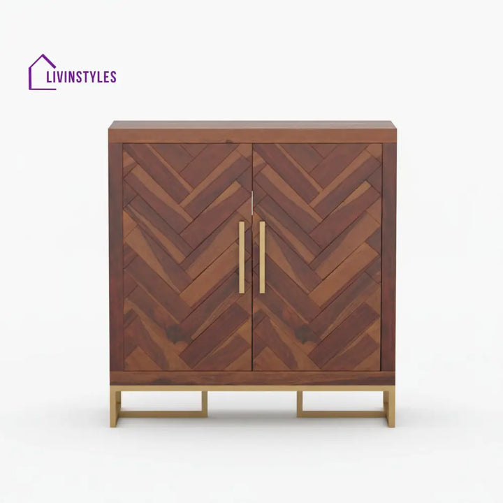 Magdalena Sheesham Wood Shoe Rack for Door Walnut