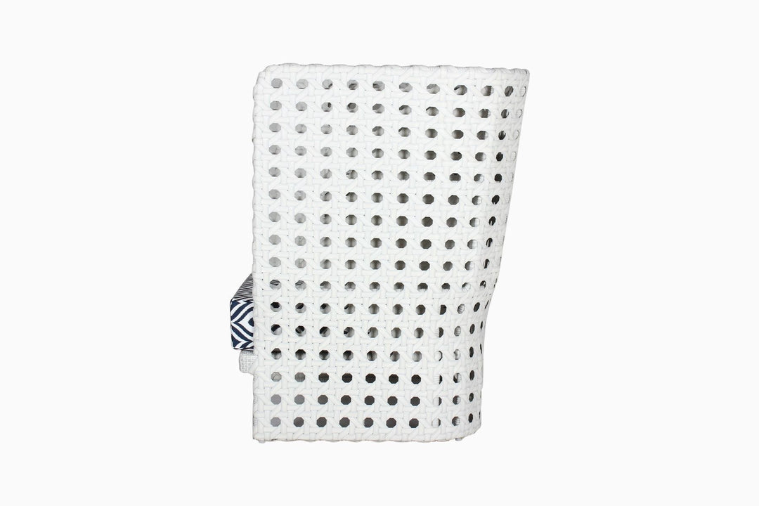 Amogh Outdoor Patio Seating Set 2 Chairs and 1 Table Set (White)