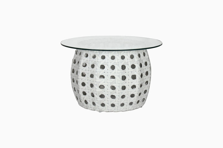 Amogh Outdoor Patio Seating Set 2 Chairs and 1 Table Set (White)